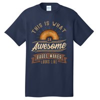 Bagel Roll Lover Baker Wheat Bakery Jewish Bread Gift Idea Tall T-Shirt