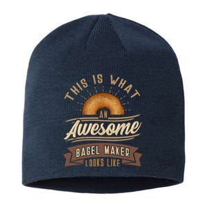 Bagel Roll Lover Baker Wheat Bakery Jewish Bread Gift Idea Sustainable Beanie