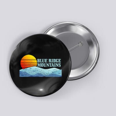 Blue Ridge Mountains Vintage Vintage Hiking Camping Gift Button