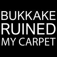 Bukkake Ruined My Carpet Funny Offensive Saying Wool Snapback Cap