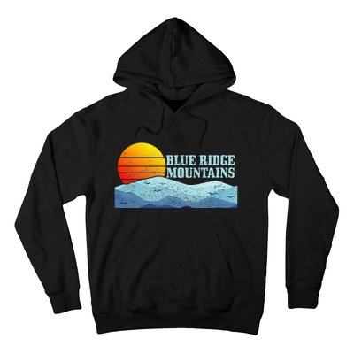 Blue Ridge Mountains Vintage Hiking Camping Hoodie