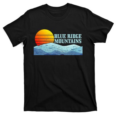 Blue Ridge Mountains Vintage Hiking Camping T-Shirt