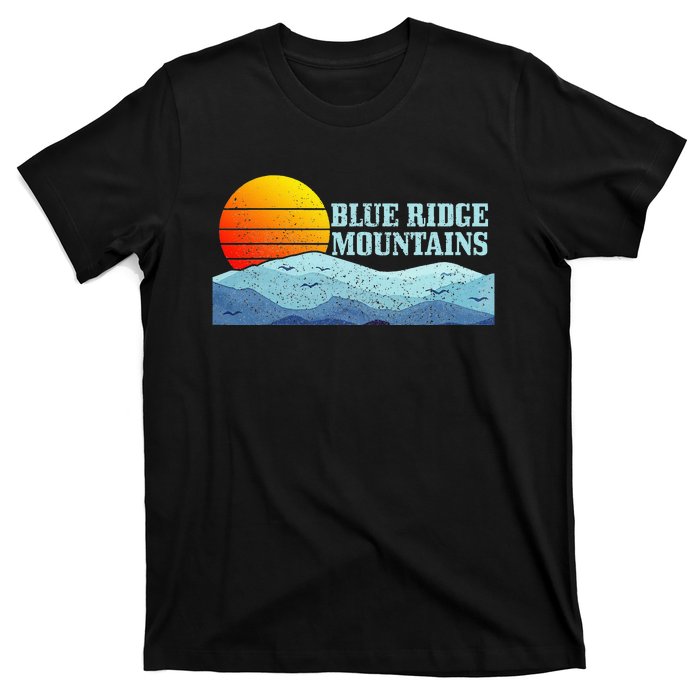 Blue Ridge Mountains Vintage Hiking Camping T-Shirt