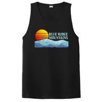 Blue Ridge Mountains Vintage Hiking Camping PosiCharge Competitor Tank