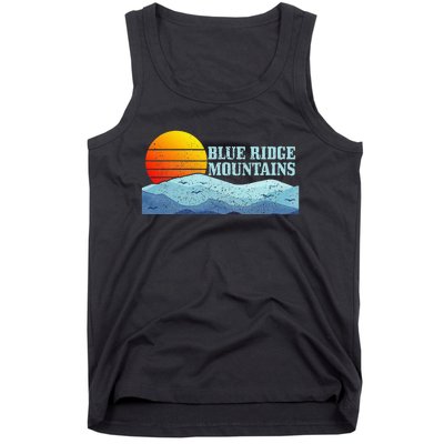 Blue Ridge Mountains Vintage Hiking Camping Tank Top