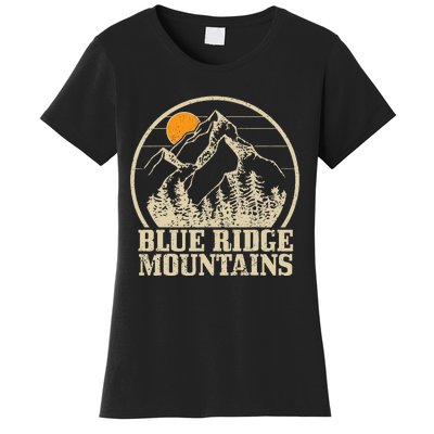 Blue Ridge Mountains Vintage Vintage Hiking Camping Gift Women's T-Shirt