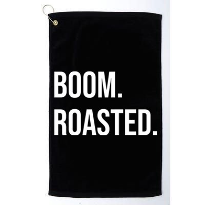 Boom Roasted Meaningful Gift Platinum Collection Golf Towel