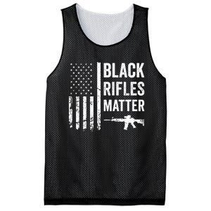 Black Rifles Matter Funny Pro Gun Rights American Flag Mesh Reversible Basketball Jersey Tank