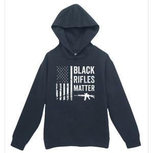 Black Rifles Matter Funny Pro Gun Rights American Flag Urban Pullover Hoodie