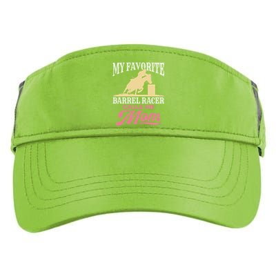 Barrel Racing Mom Horse Favorite Barrel Racer Mother's Day Gift Adult Drive Performance Visor