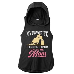 Barrel Racing Mom Horse Favorite Barrel Racer Mother's Day Gift Ladies PosiCharge Tri-Blend Wicking Draft Hoodie Tank