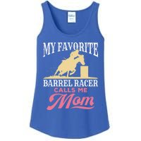 Barrel Racing Mom Horse Favorite Barrel Racer Mother's Day Gift Ladies Essential Tank