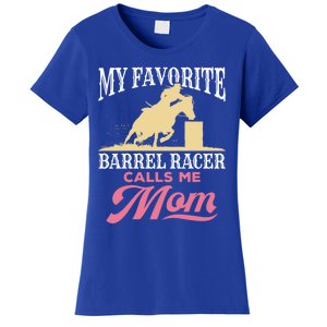 Barrel Racing Mom Horse Favorite Barrel Racer Mother's Day Gift Women's T-Shirt