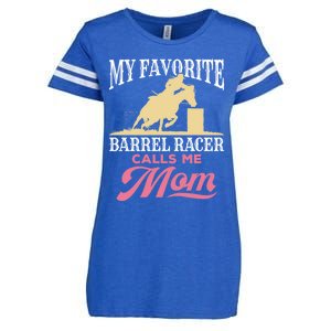 Barrel Racing Mom Horse Favorite Barrel Racer Mother's Day Gift Enza Ladies Jersey Football T-Shirt