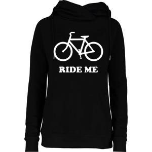 Bicycle Ride Me Womens Funnel Neck Pullover Hood