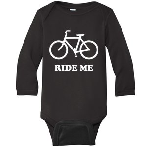 Bicycle Ride Me Baby Long Sleeve Bodysuit