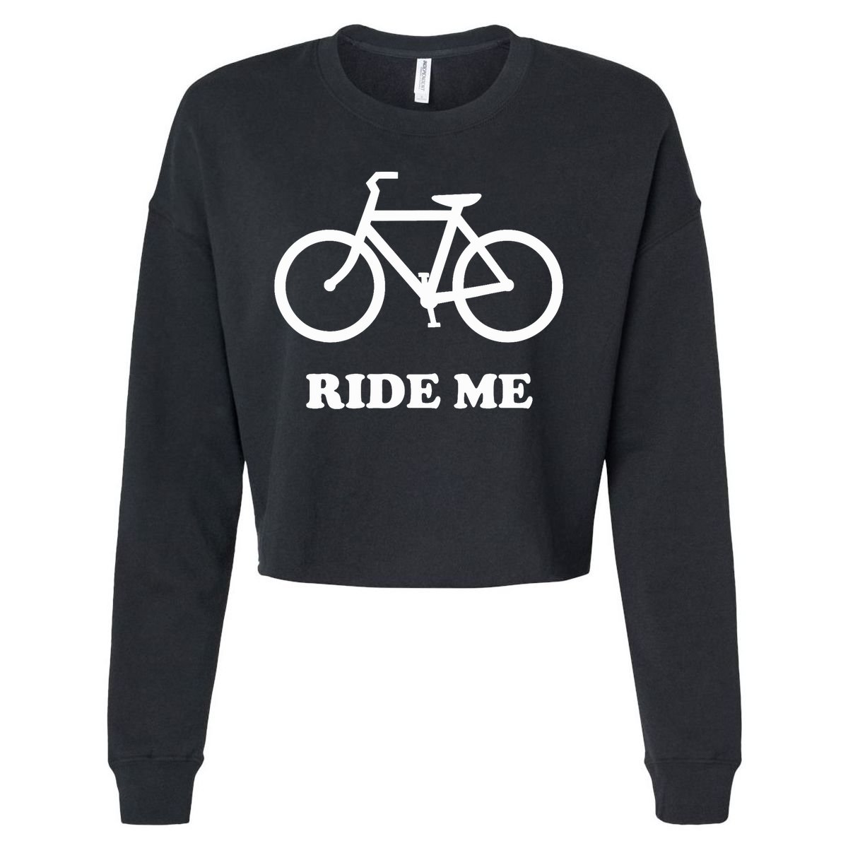 Bicycle Ride Me Cropped Pullover Crew