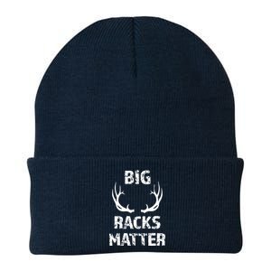 Big Racks Matter Funny Deer Buck Hunting Men Hunter Knit Cap Winter Beanie