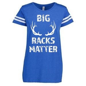 Big Racks Matter Funny Deer Buck Hunting Men Hunter Enza Ladies Jersey Football T-Shirt