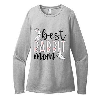 Best Rabbit Mom Bunny Owner Rabbit Mama Bunny Mother Gift Womens CVC Long Sleeve Shirt