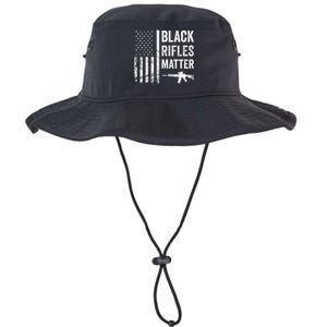 Black Rifles Matter Funny Pro Gun Rights American Flag Legacy Cool Fit Booney Bucket Hat