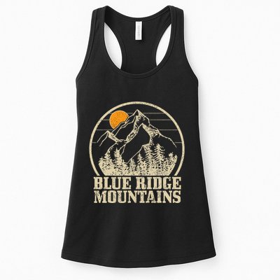Blue Ridge Mountains Vintage Vintage Hiking Camping Gift Womens Tank Top