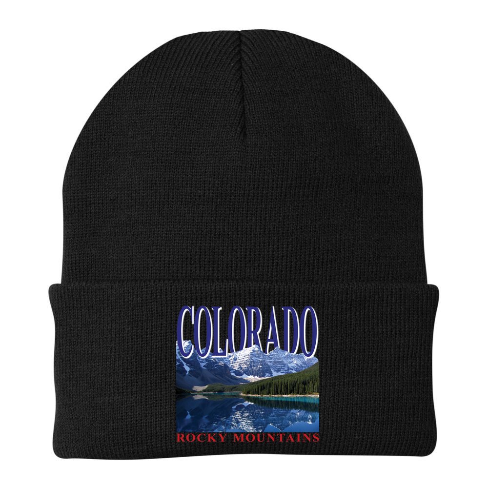 Beautiful Rocky Mountains Colorado Beanie