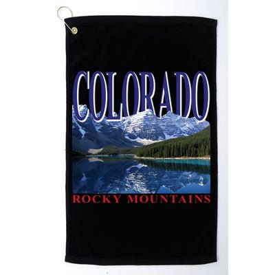 Beautiful Rocky Mountains Colorado Golf Towel