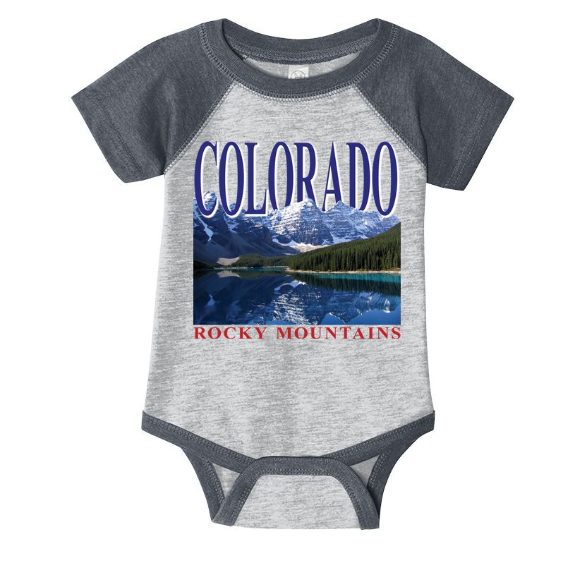 Beautiful Rocky Mountains Colorado Infant Baby Jersey Bodysuit