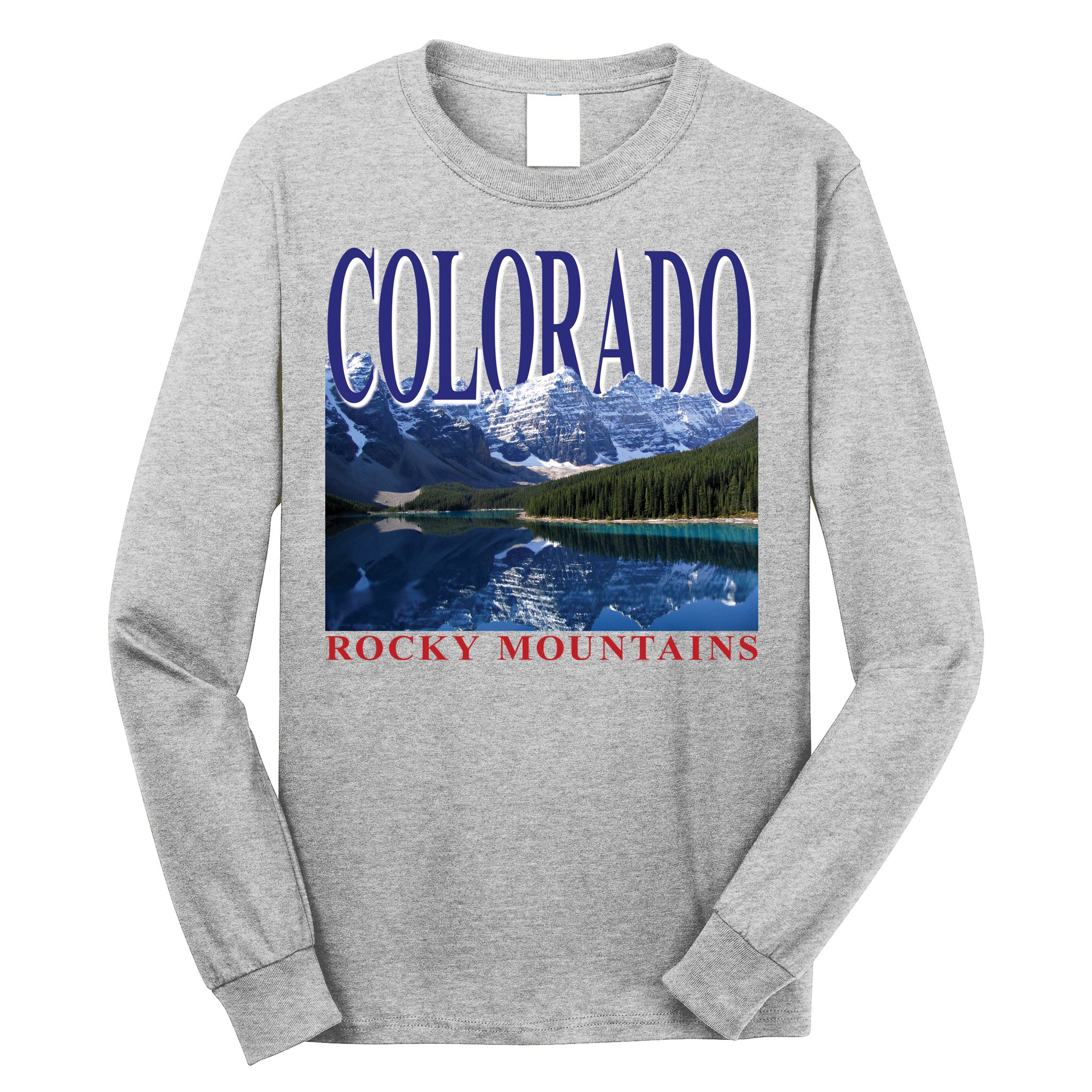 Beautiful Rocky Mountains Colorado Long Sleeve Shirt
