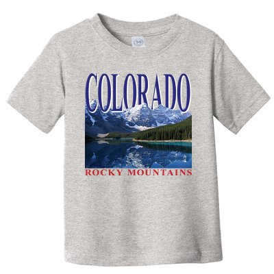 Beautiful Rocky Mountains Colorado Toddler T-Shirt