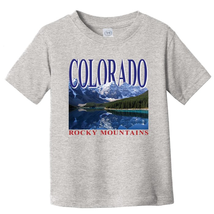 Beautiful Rocky Mountains Colorado Toddler T-Shirt