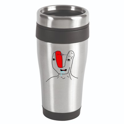 Brain Rot Meme 16oz Travel Tumbler