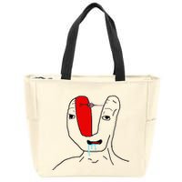 Brain Rot Meme Zip Tote Bag