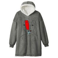 Brain Rot Meme Hooded Wearable Blanket