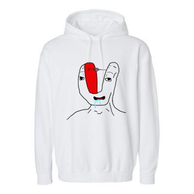 Brain Rot Meme Garment-Dyed Fleece Hoodie