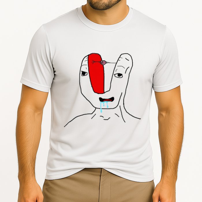 Brain Rot Meme Performance Shirt