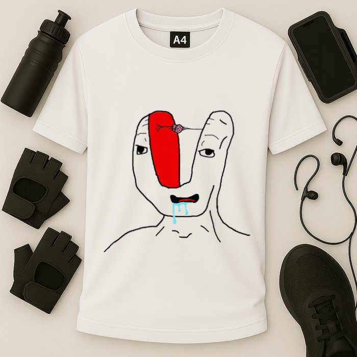Brain Rot Meme Performance Shirt