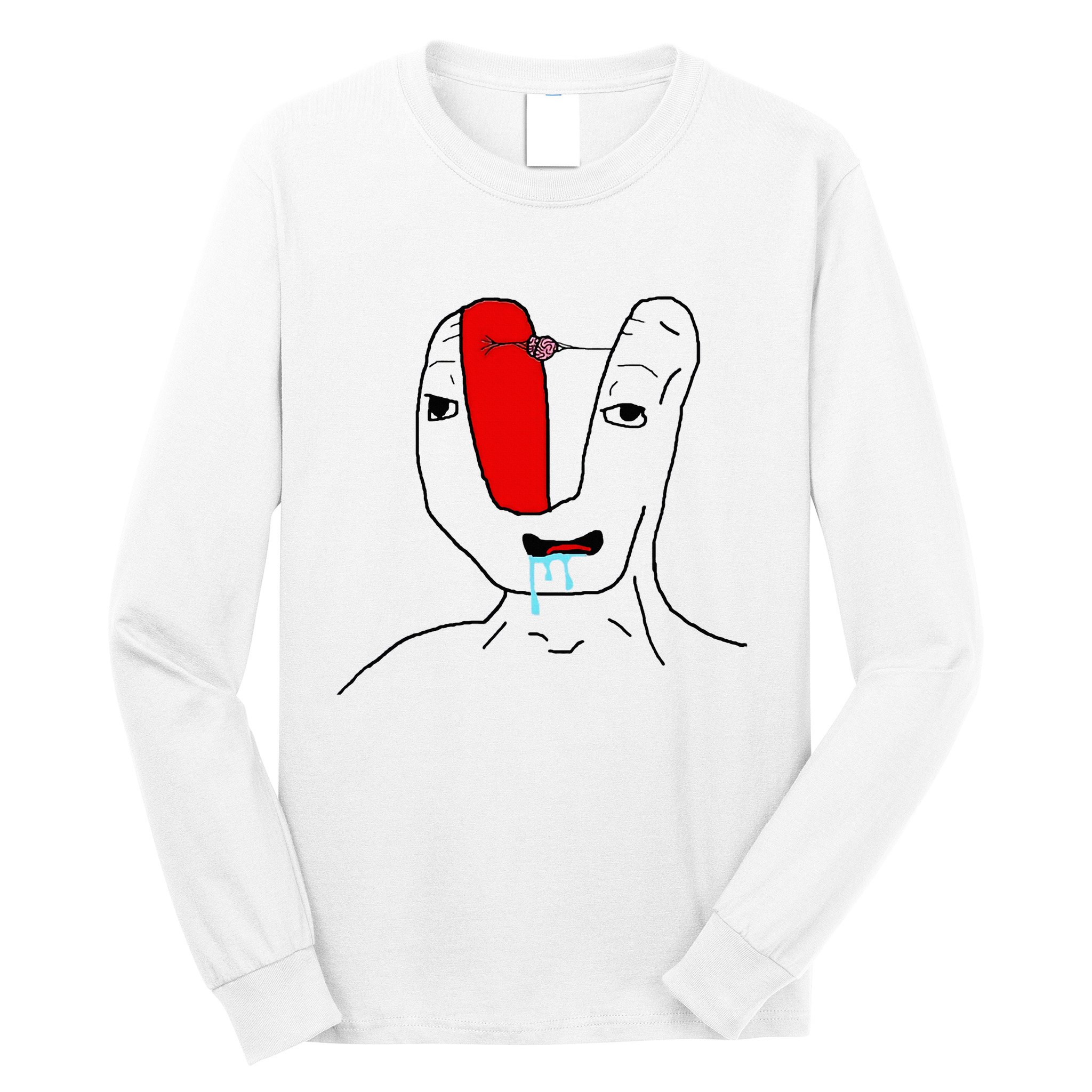 Brain Rot Meme Long Sleeve Shirt