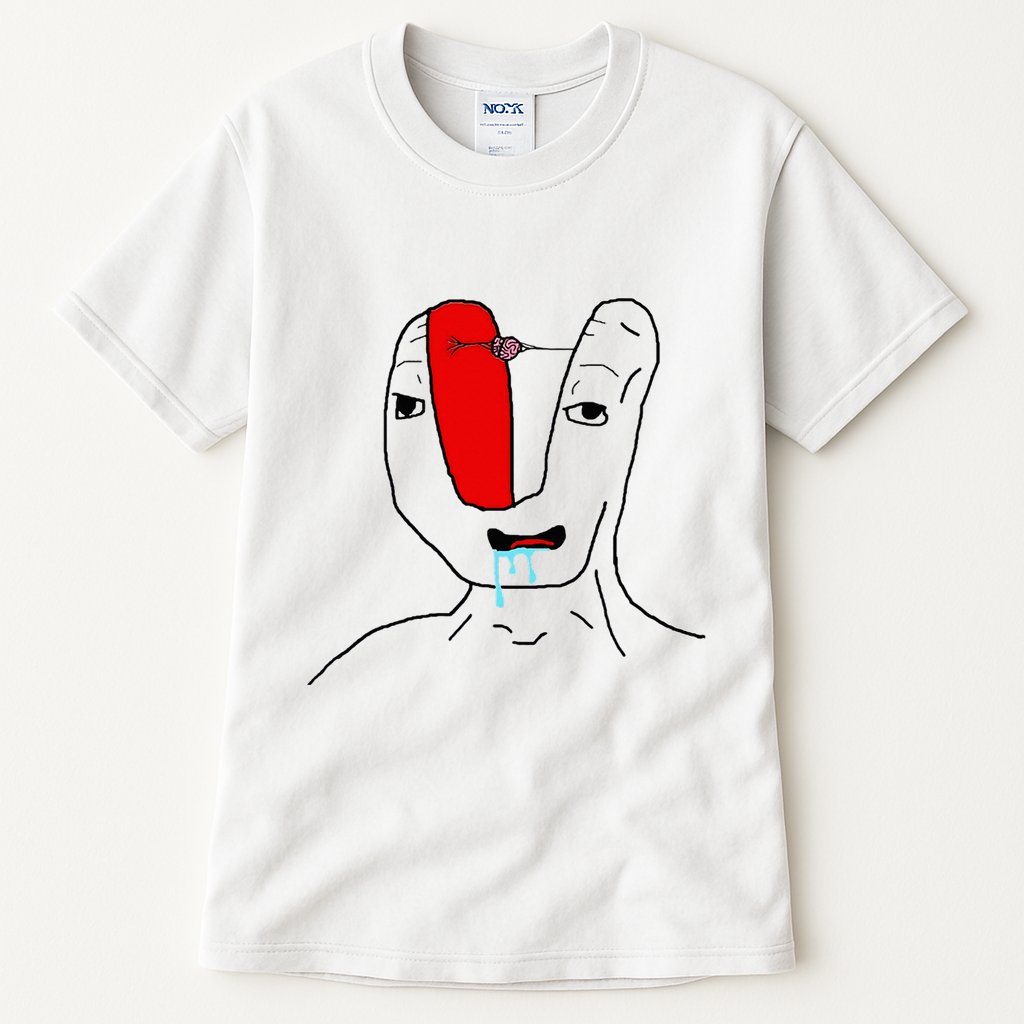 Brain Rot Meme Tall T-Shirt