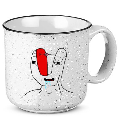 Brain Rot Meme 15oz Campfire Ceramic Mug
