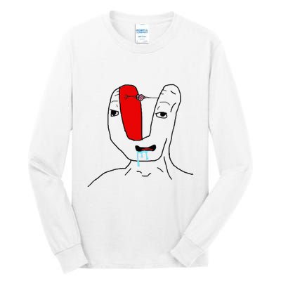 Brain Rot Meme Tall Long Sleeve T-Shirt