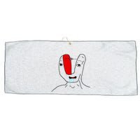 Brain Rot Meme Large Microfiber Waffle Golf Towel