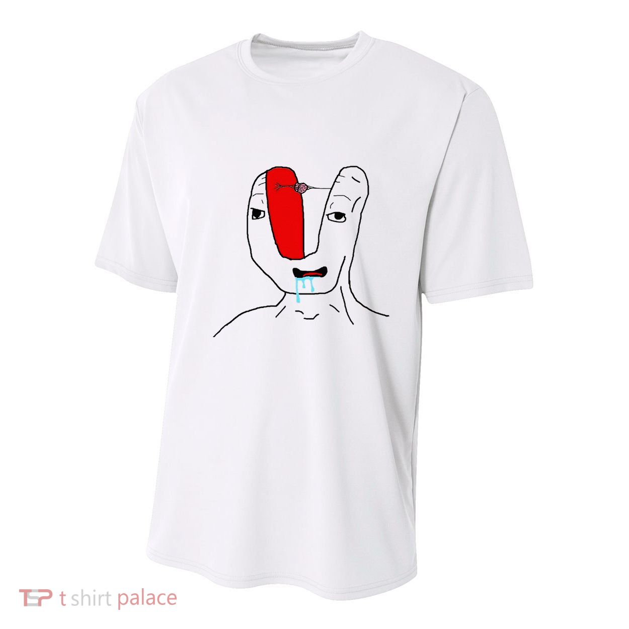 Brain Rot Meme Youth Performance Sprint T-Shirt
