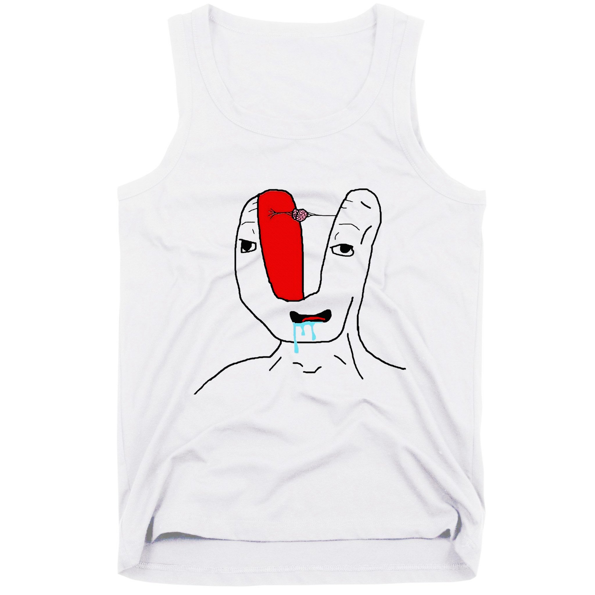 Brain Rot Meme Tank Top