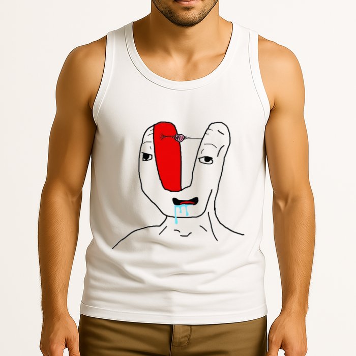 Brain Rot Meme Tank Top