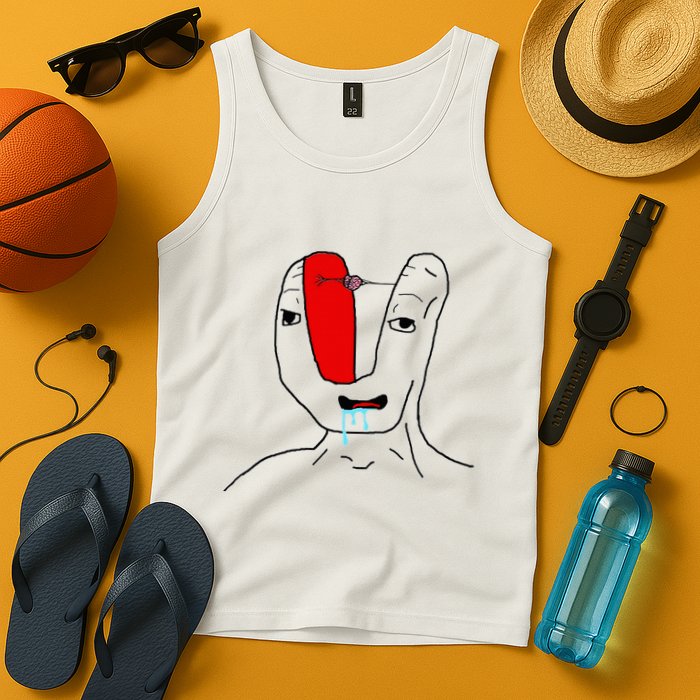 Brain Rot Meme Tank Top
