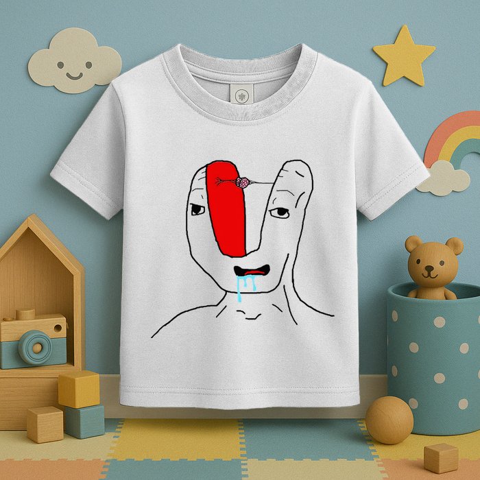 Brain Rot Meme Toddler T-Shirt
