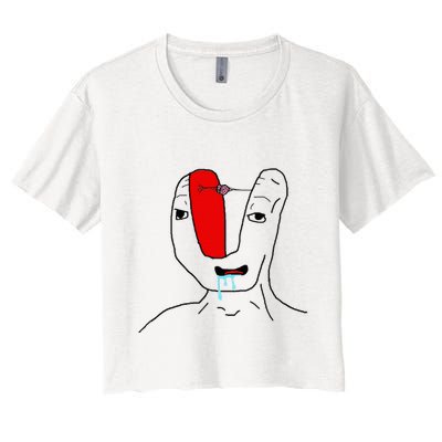 Brain Rot Meme Crop Top