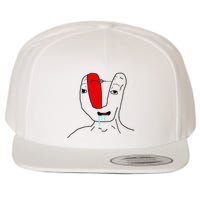 Brain Rot Meme Wool Snapback Cap